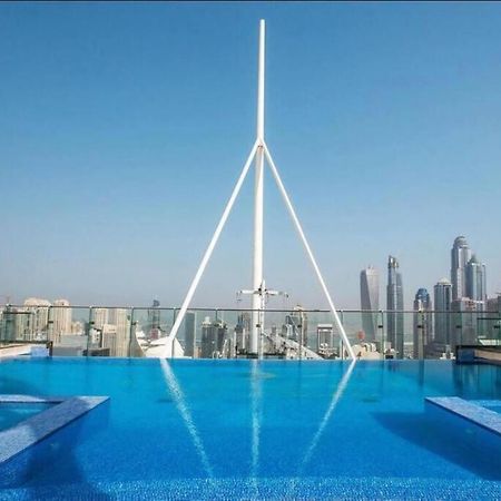 Luxury Modern Studio In Jlt With Amazing View & Rooftop Pool - Sleeps 3 Дубай Экстерьер фото