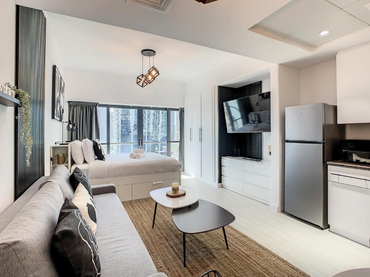 Luxury Modern Studio In Jlt With Amazing View & Rooftop Pool - Sleeps 3 Дубай Экстерьер фото